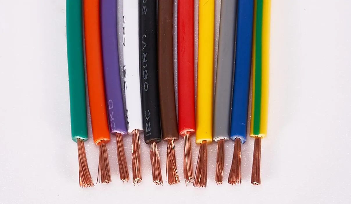 What is the construction of electronic wires