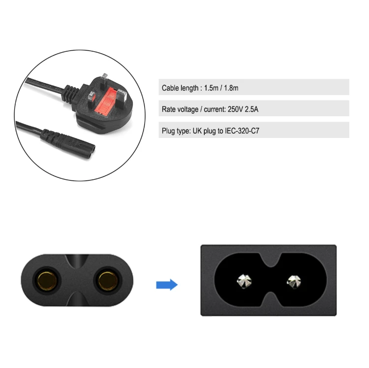 Cordon Alimentation Iec C13 Câble Secteur Lindy Suisse IEC - 3m