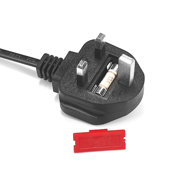 IEC-320-C7 UK Type C AC Power Cable 13A cord plug