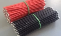 High voltage silicone wire